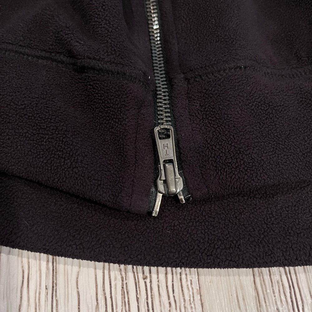 Tommy Hilfiger Vintage Y2K Black Zip-Up Hoodie Sweater - Picture 5 of 11